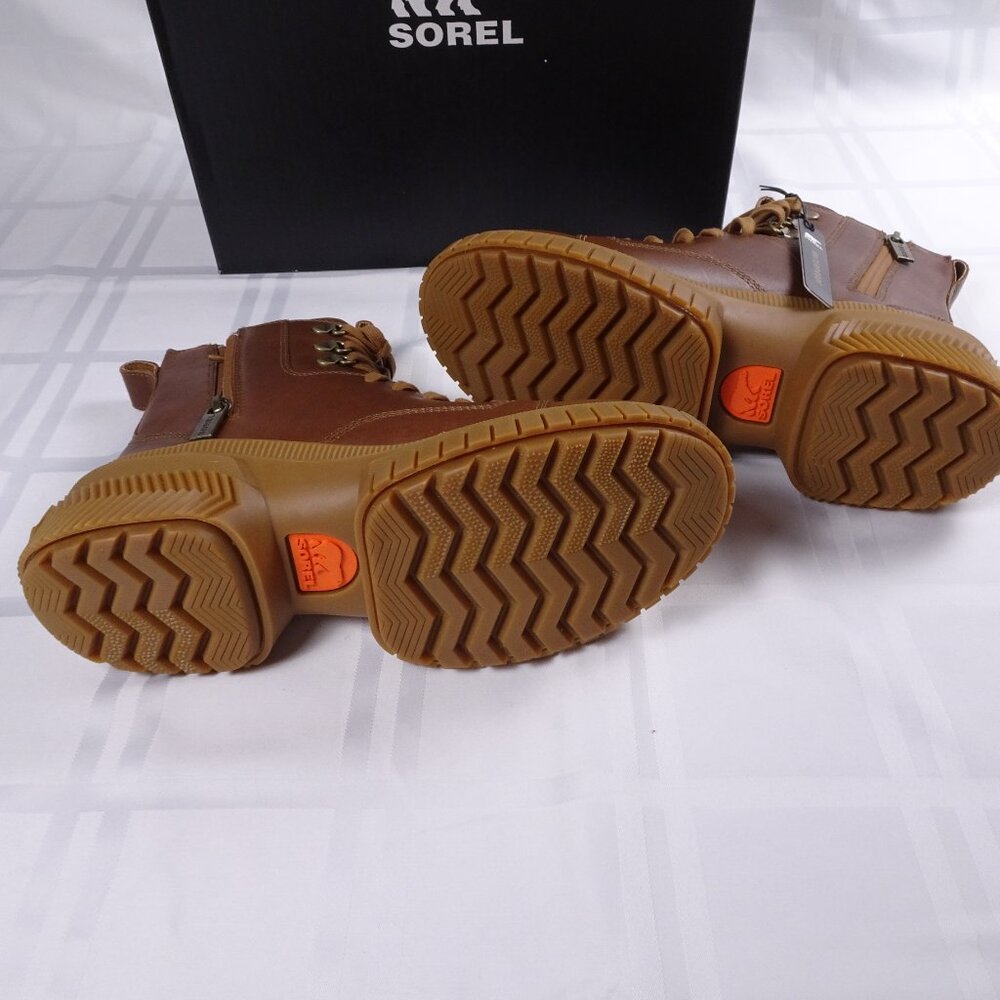Sorel - ONA Ave Boot Lace, Brown, Waterproof Women's 8.5 - NEW - Picture 7 of 11